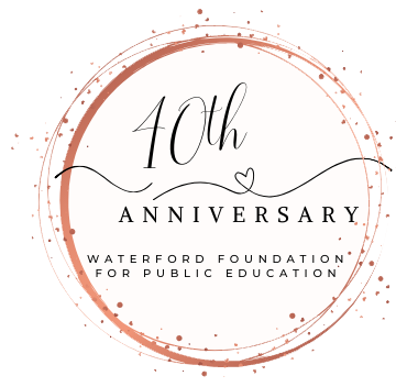 Waterford Foundation 40th Anniversary Logo