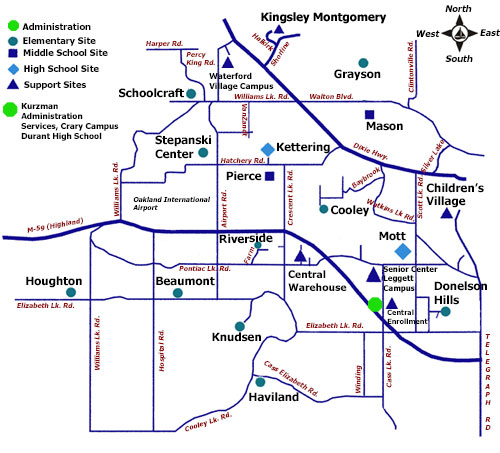 Waterford School District Map
