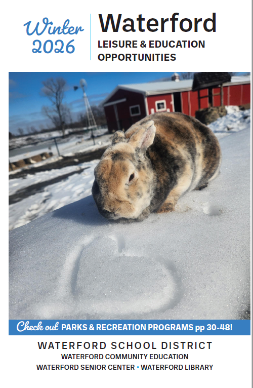 Community Education - Winter 2026 Brochure Cover