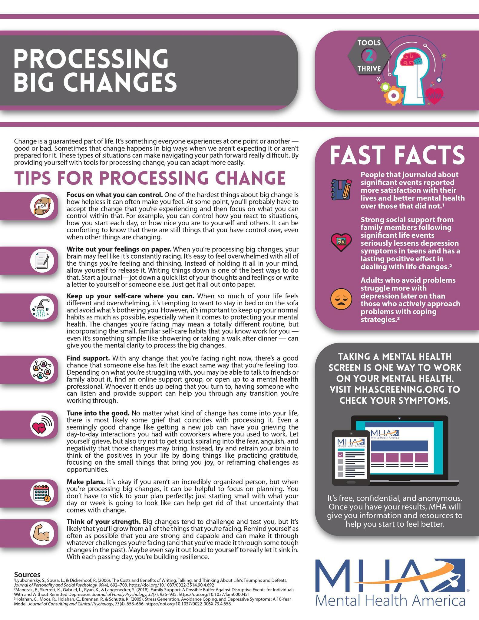 Fact Sheet - Processing Big Changes