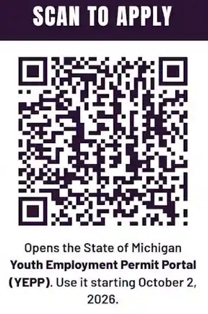 Youth Employment Portal - Work Permit QR Code