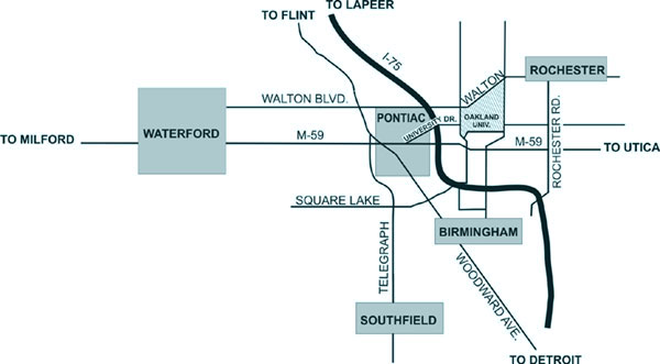 Waterford Area Map