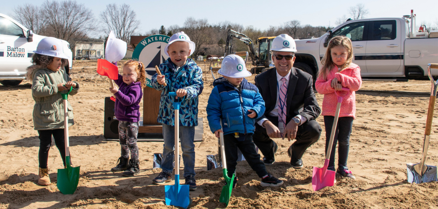 Ground breaking for the New Early Childhood Center