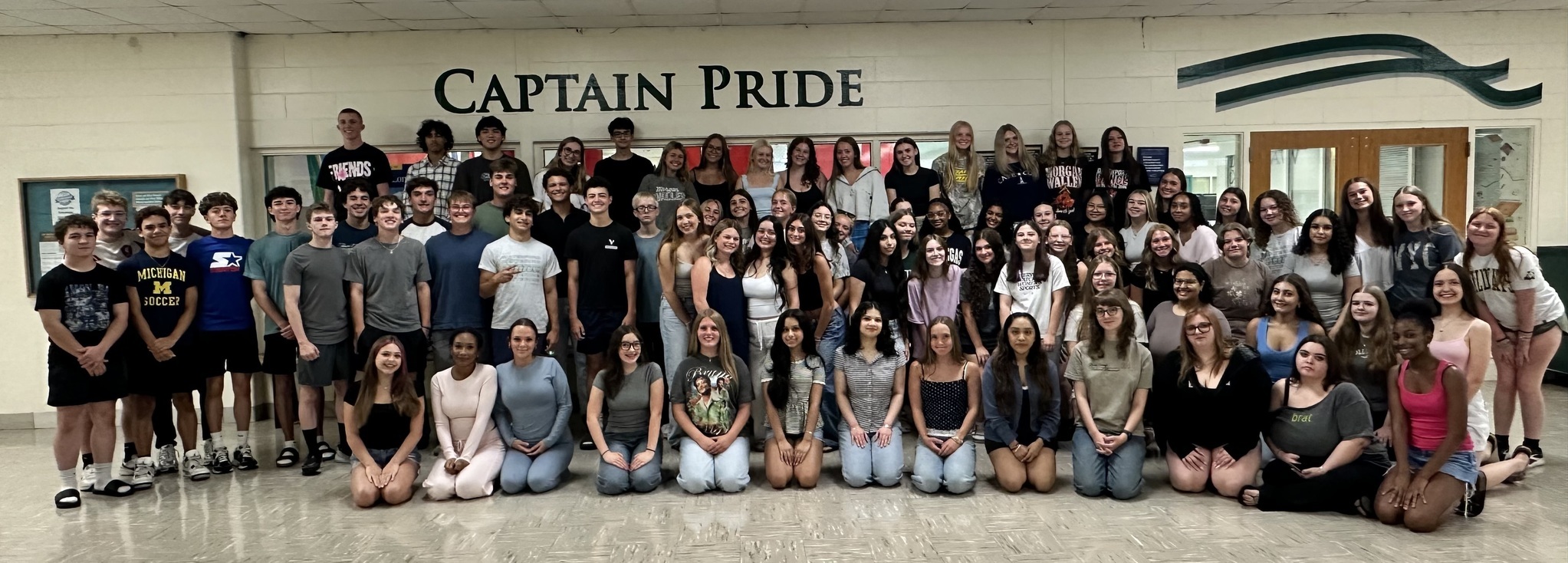 Student Council Team Photo - Captain Pride